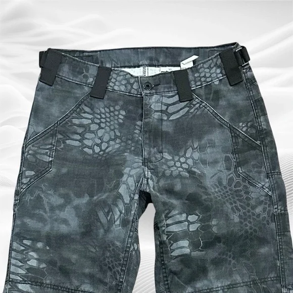 Kitanica Backcountry Pants Ripstop Gray Kryptek Typhon Camo Size 30x33 Rare - Picture 2 of 7